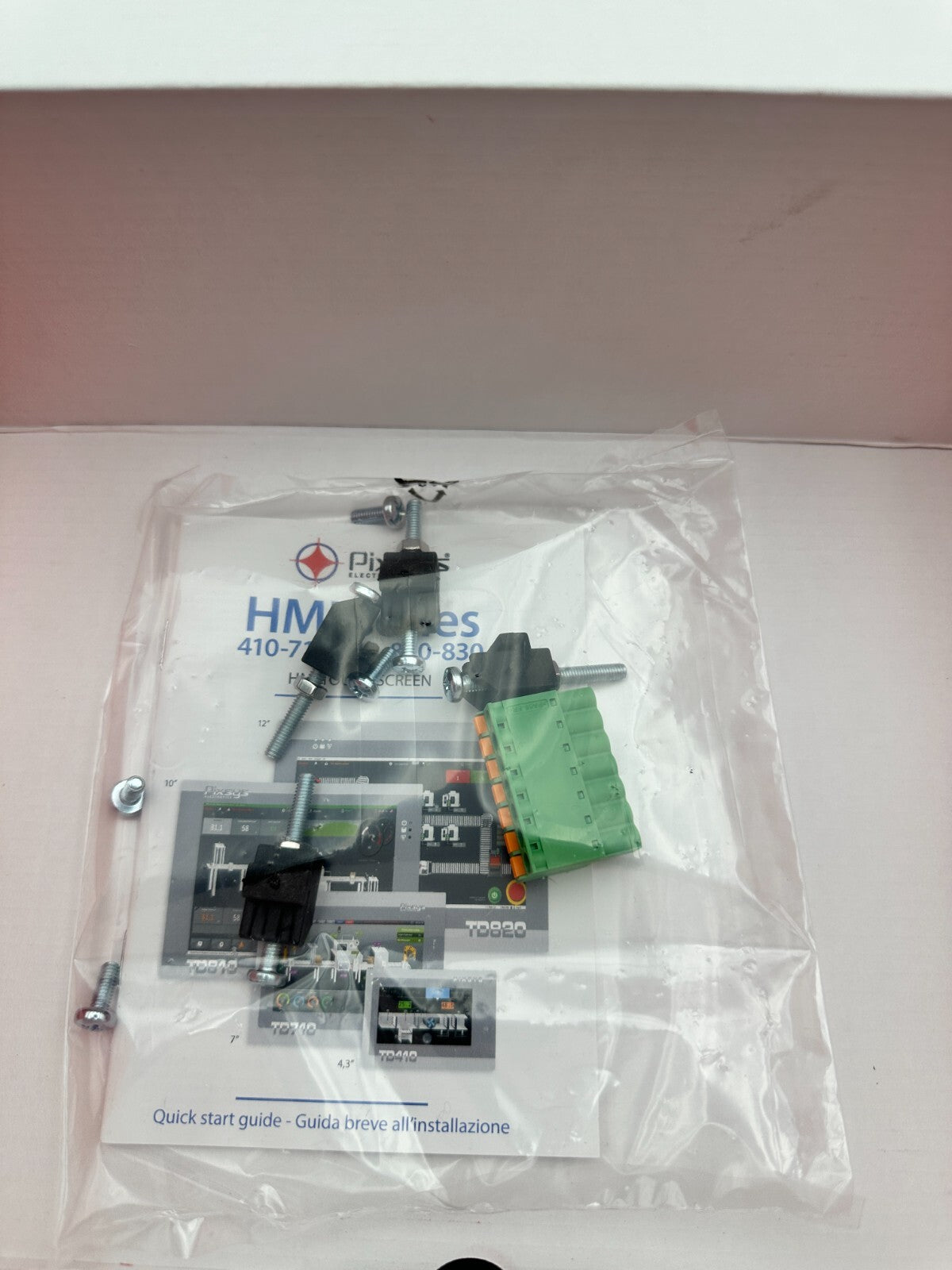 1 pc x  PIXSYS TD710-AD TD710 HMI 7" with Soft-PLC panel touch operator MOVICON