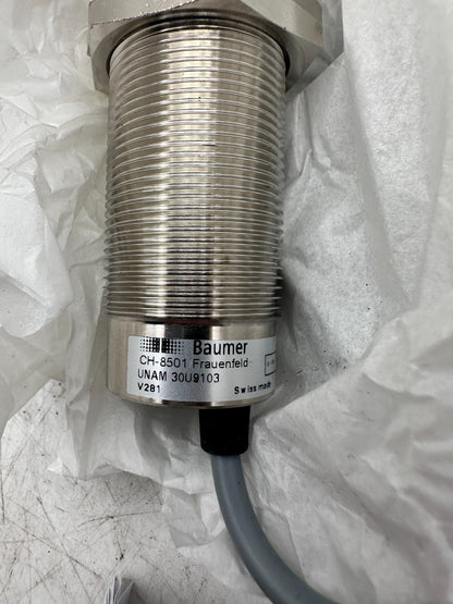 BAUMER CH - 8501 FRAUENFELD UNAM 30U9103 DETECTEUR AVEC SORTIE ANALOGIQUE - KLR Automation