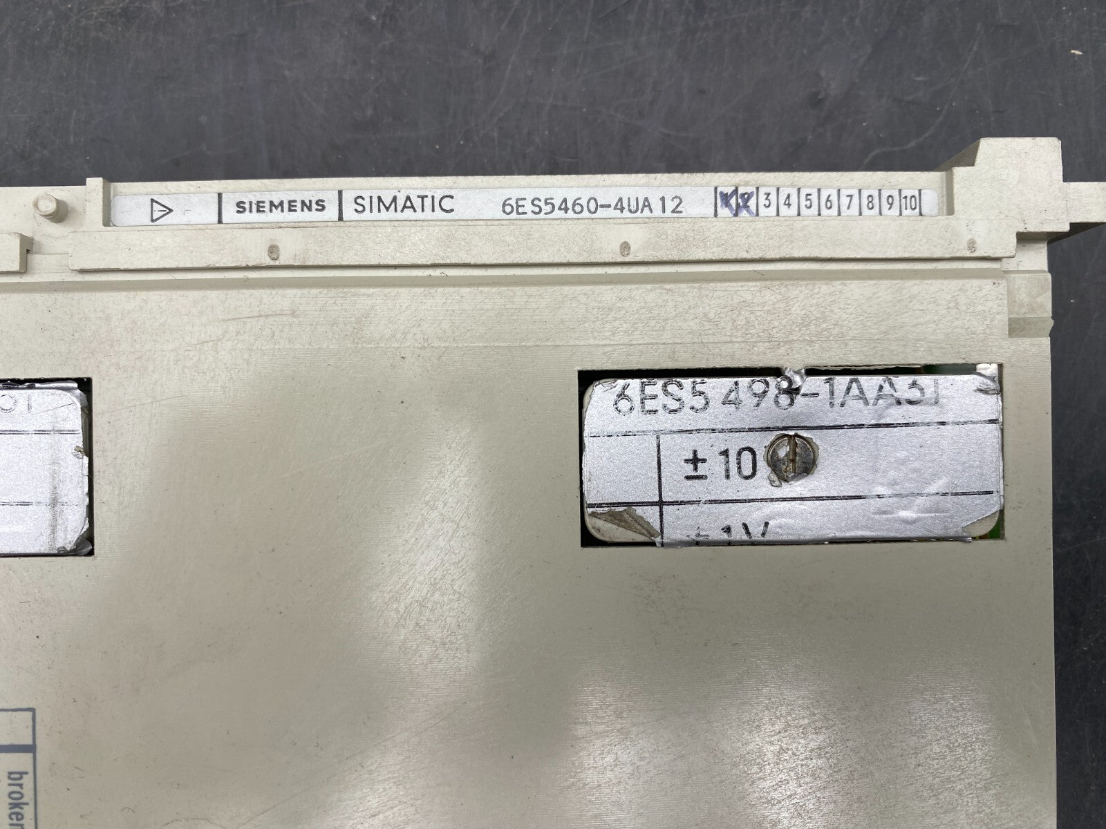 SIEMENS 6ES5460-4UA12 SIMATIC MODULE