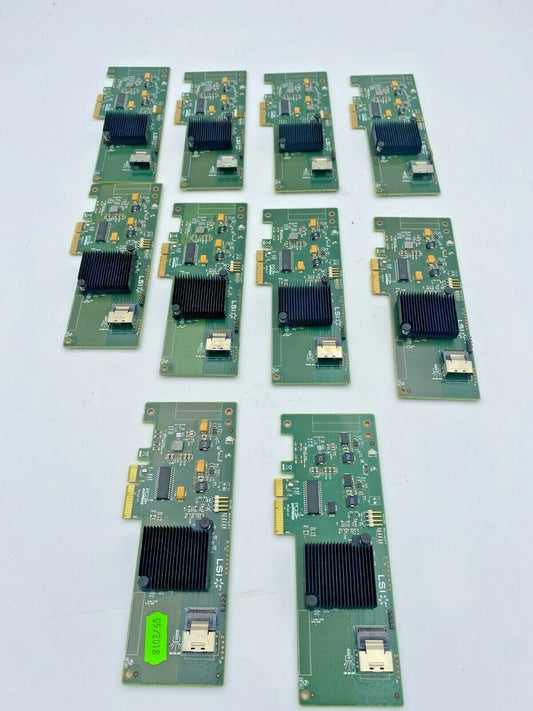 10pc x LSI 9211 - 4i SAS Board Card Controller PCI Express PCIe2 X4 SAS9211 - KLR Automation
