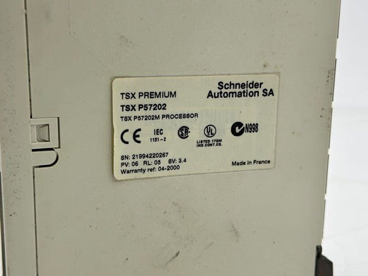 1pc x SCHNEIDER ELECTRIC TSXP57202 M PROCESSOR - KLR Automation