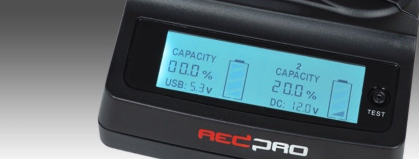 Dual Charger REDPRO Charger For BP - U Serie Battery BP - U30 BP - U60 BP - U90 - KLR Automation