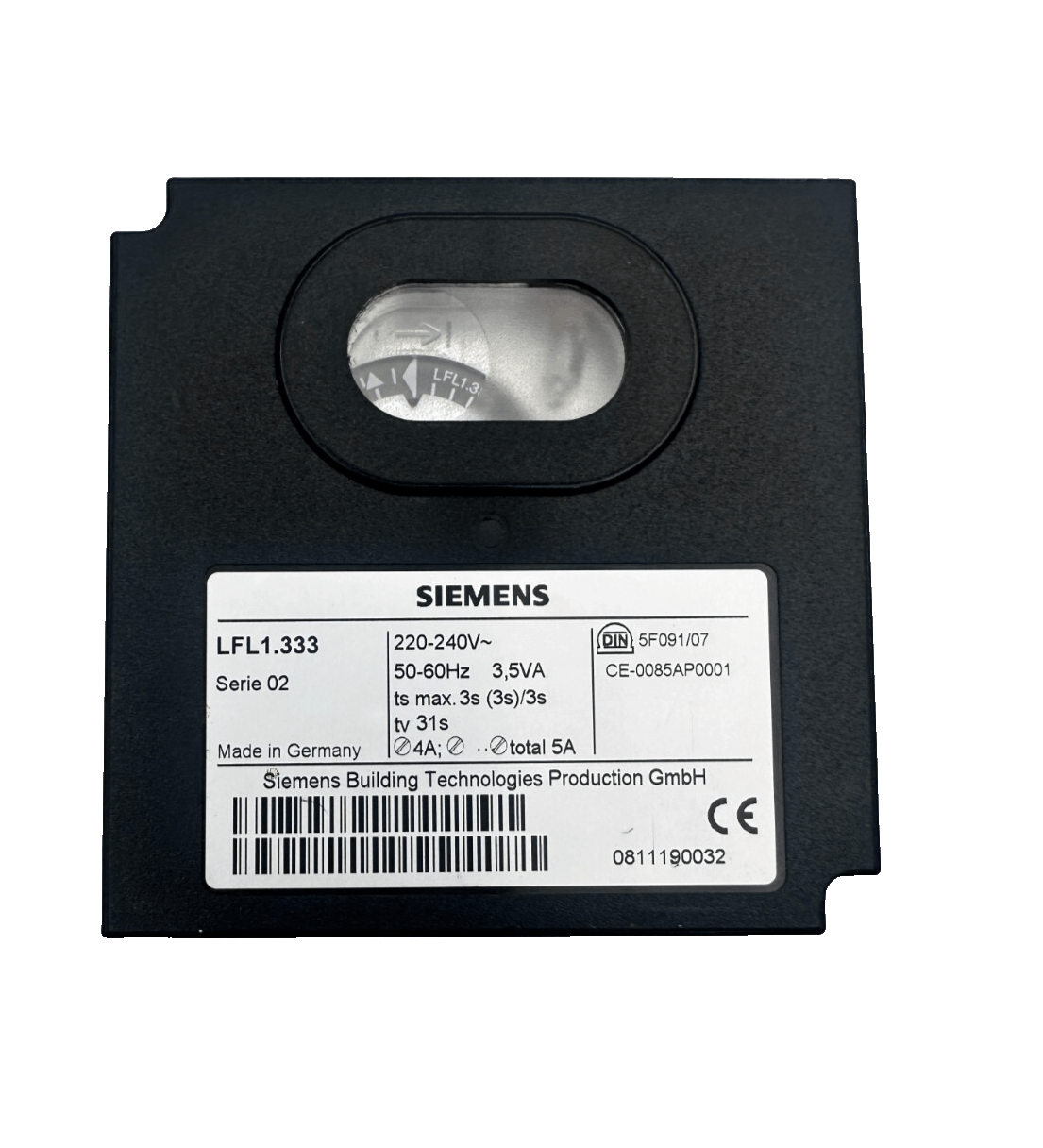 SIEMENS LFL1.3332 SERIE 02 220 - 240V 3.5VA ts 3s - KLR Automation