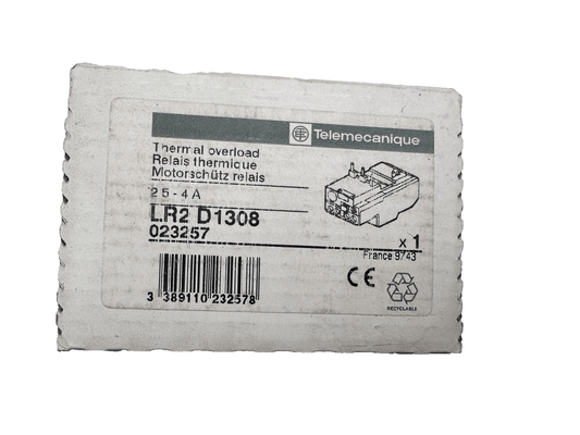 4pc x TELEMECANIQUE LR2D1308 RELAIS THERMIQUE - KLR Automation