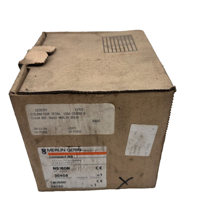 MERLIN GERIN NS160N 4P BASE 30408 COMPACT NS + TM100D 29050