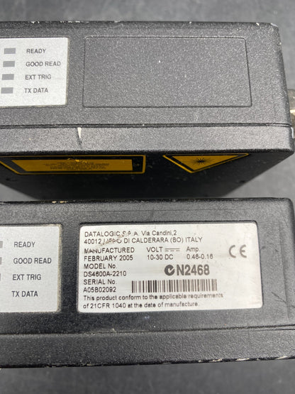 1pc x DATALOGIC DS4600A DS4600A-2210 BARCODE SCANNER ( sans cable )