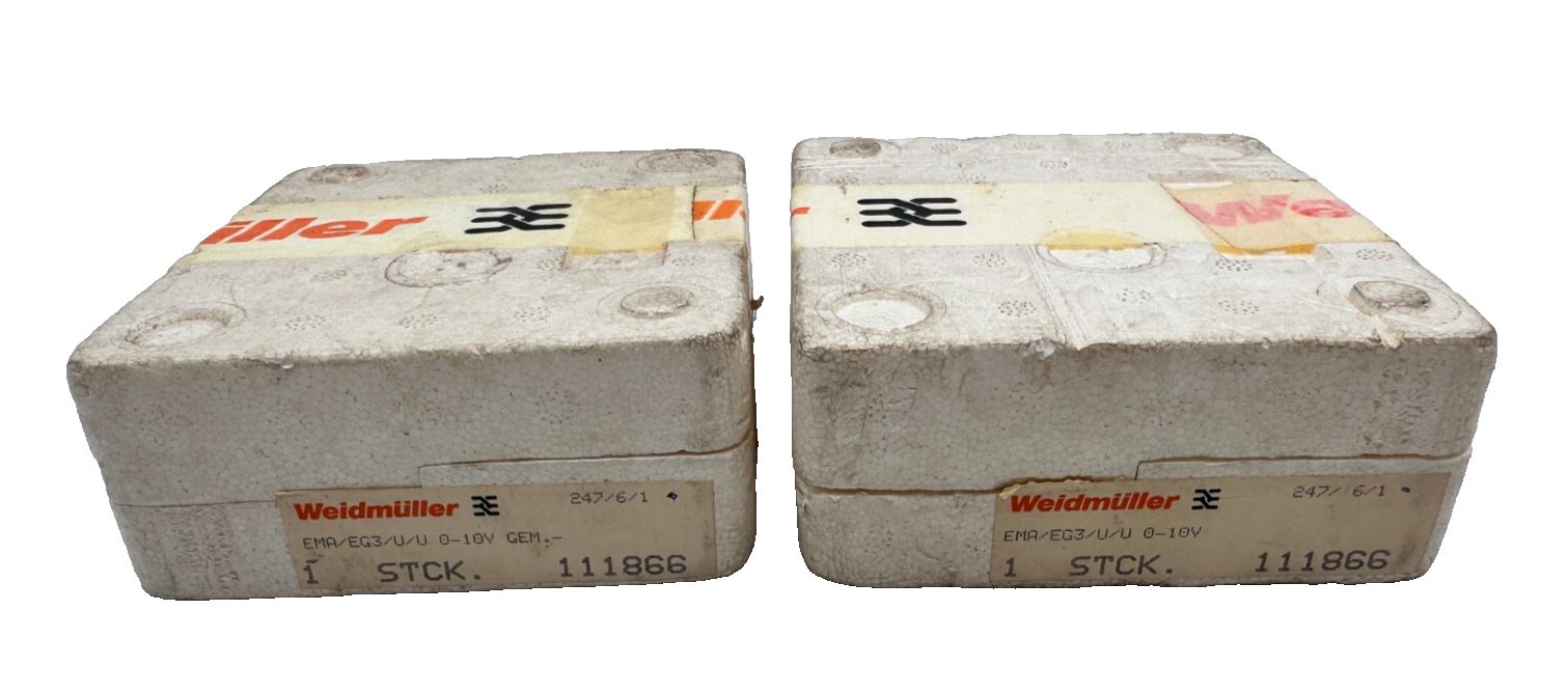 WEIDMULLER 111866 EMA/EG3/U/U 0-10V GEM x2pc