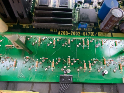 FANUC Control panel A860 - 0202 - T001 Board +. 2 x A20B - 2002 - 0470/08B - KLR Automation