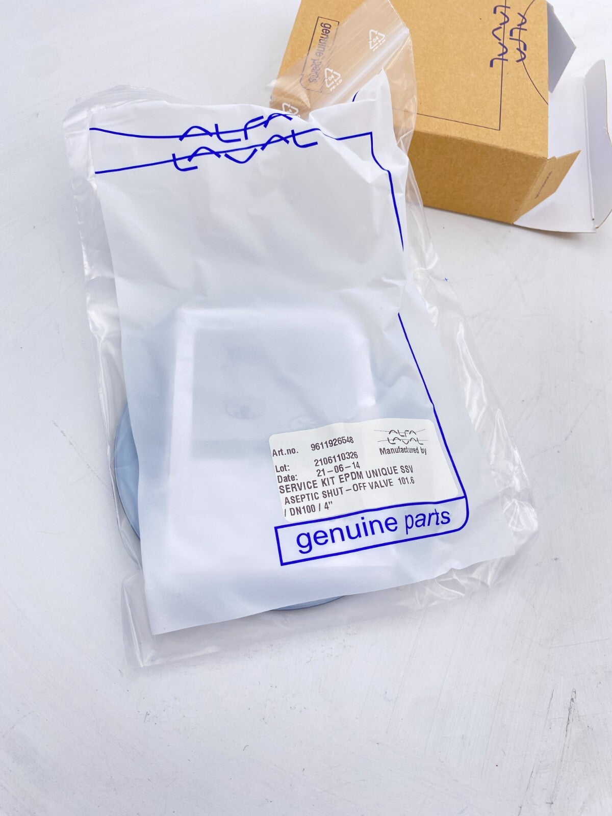 1pc x ALFA LAVAL SERVICE KIT 9611926548 EPDM SSV