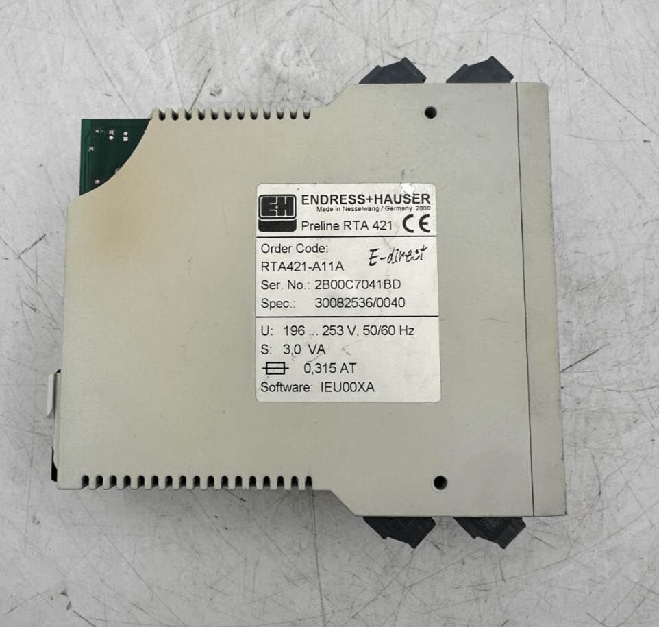ENDRESS+HAUSER RTA421 - A11A PRELINE RTA 421 BOITIER ENDOMMAGE - KLR Automation
