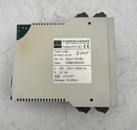 ENDRESS+HAUSER RTA421 - A11A PRELINE RTA 421 BOITIER ENDOMMAGE - KLR Automation