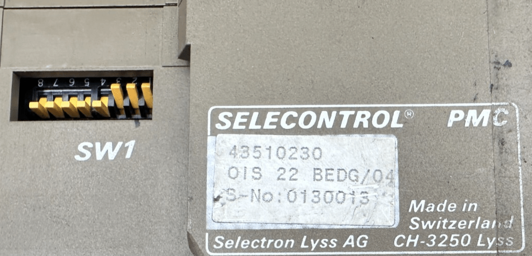SELECTRON SELECONTROL OIS 22 BEDG/04 43510230 PMC x1pc - KLR Automation