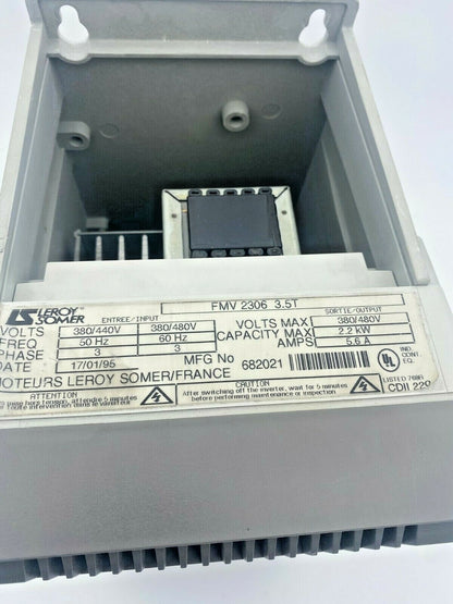LEROY SOMER FMV 2306 3.5T Modulateur de fréquence numérique 2.2kW - KLR Automation