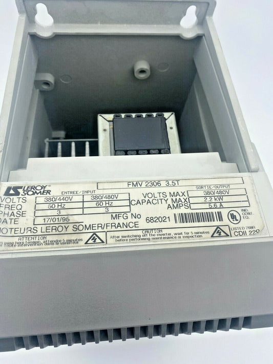 LEROY SOMER FMV 2306 3.5T Modulateur de fréquence numérique 2.2kW - KLR Automation
