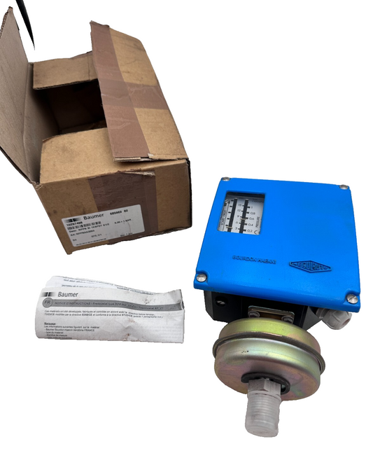 BAUMER BOURDON HAENNI RPPNAA3203 RPPN SI 1XSPDT G1/2 0.5+1 BAR PRESSOSTAT x1pc
