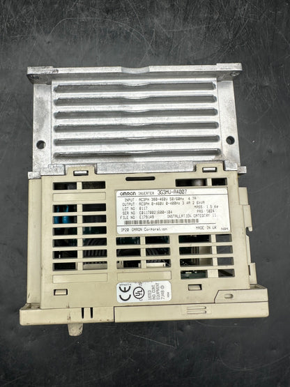OMRON 3G3MV - A4007 SYSDRIVE 3G3MV INVERTER 400V 3PHASE 0.55kW - KLR Automation