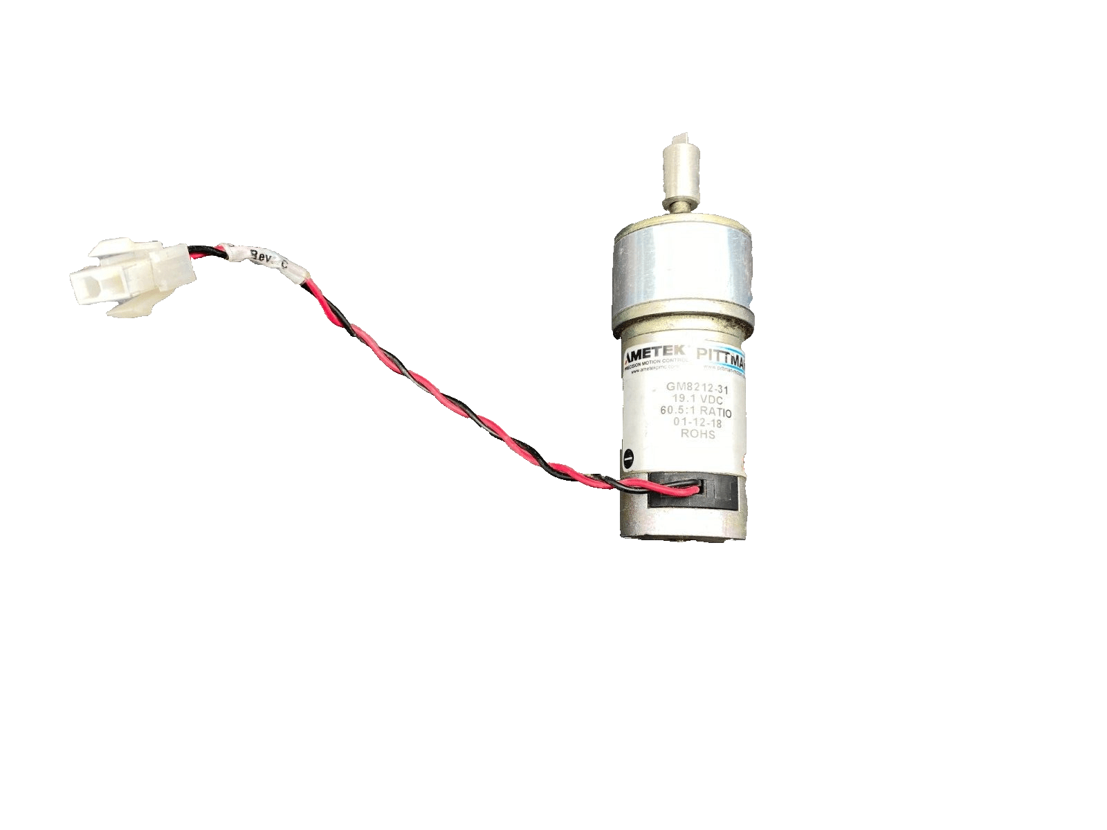 AMETEK PITTMAN GM8212 - 31 19.1 VDC 60.5:1 RATIO GEAR MOTOR - KLR Automation
