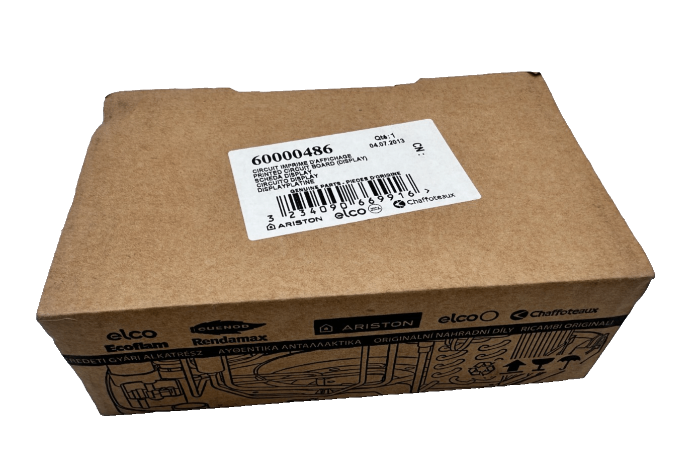 ARISTON 60000486 CIRCUIT IMPRIME D'AFFICHAGE - KLR Automation