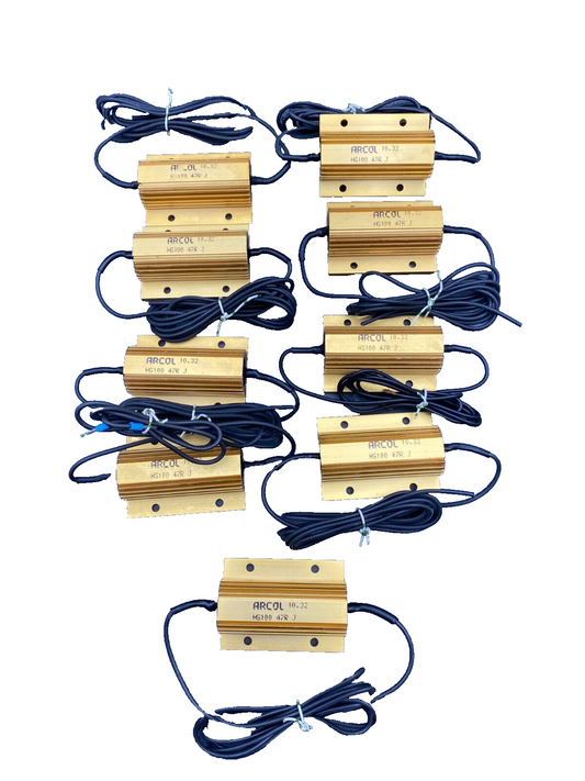 ARCOL HS100 47R J RESISTOR x9pc