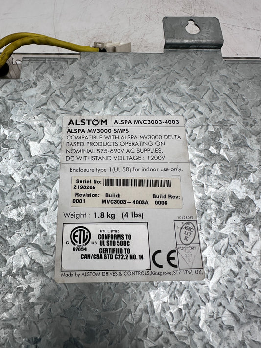 ALSTOM CONVERTEAM GE ALSPA MV3000 SMPS MVC3003 - 4003 - KLR Automation