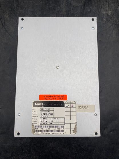 LENZE TYPE 471 35.471E 35.471 E.1F 00327685 4/7216/47420 0032768500447420000002 - KLR Automation