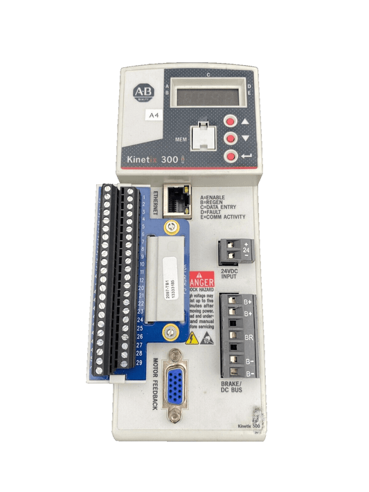 ALLEN - BRADLEY KINETIX 300 2097 - V33PR1 DATE CODE 4511 HW/SW REV 1D13 SERVO DRIVE - KLR Automation