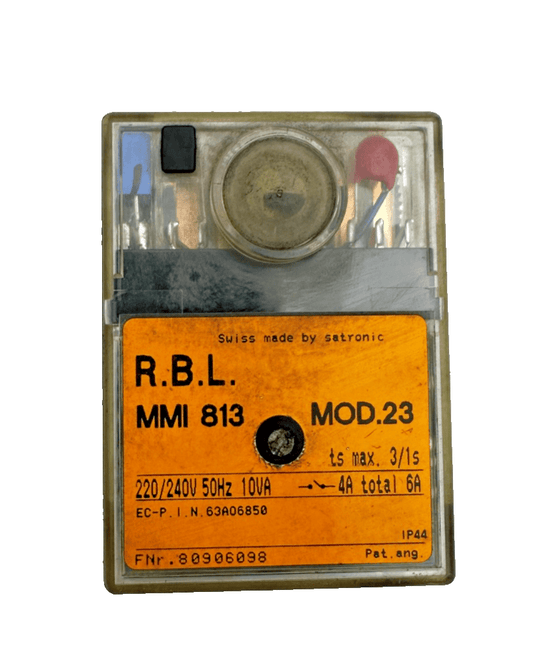 R.B.L MMI 813 MOD.23 220 - 240V ts max 3/1s BOITE DE CONTROLE - KLR Automation
