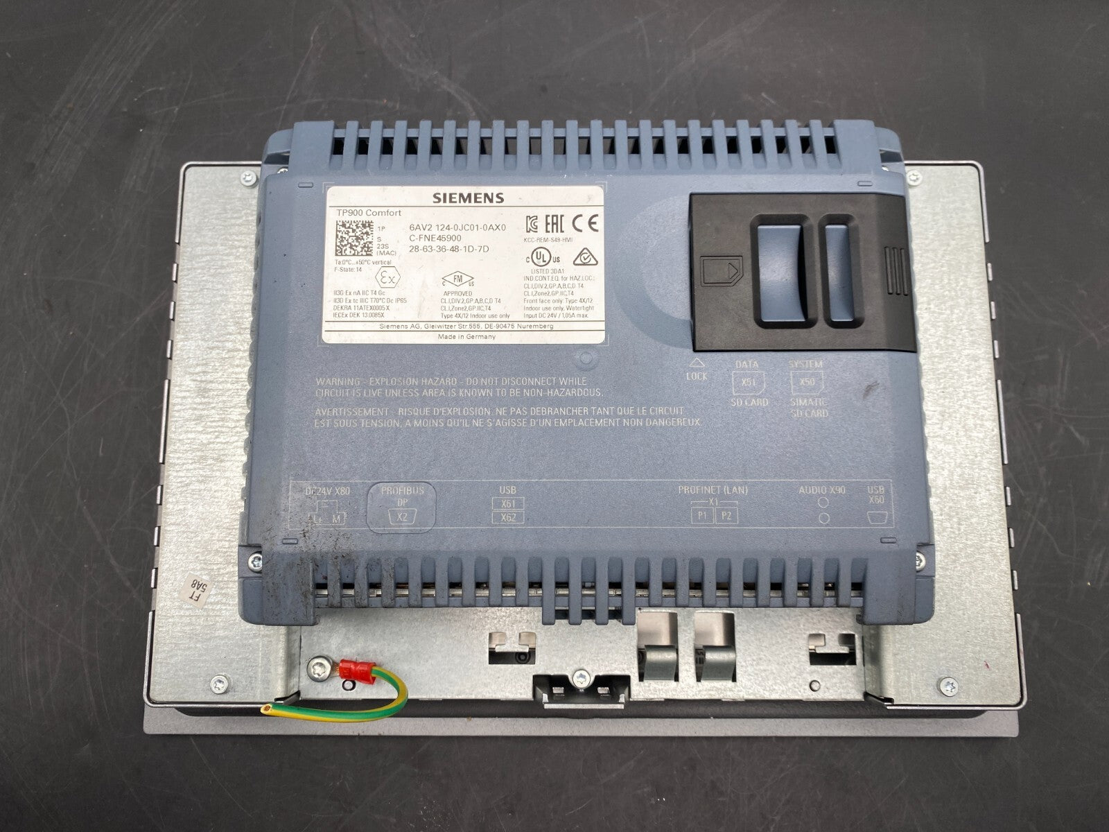 SIEMENS SIMATIC HMI TOUCH TP900 COMFORT 6AV2 124 - 0JC01 - 0AX0 C - FNE45900 PANEL - KLR Automation