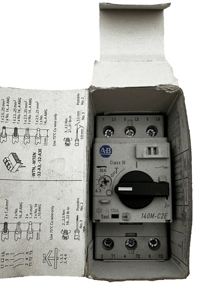 ALLEN - BRADLEY 140M - C2E - C10 BULLETIN 140M CIRCUIT BREAKER - KLR Automation