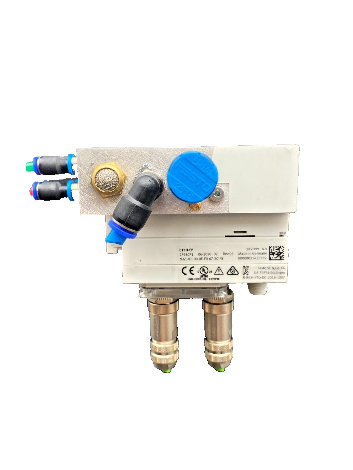 FESTO 573606 + CTEU-EP + VAEM-L1-S-8-PT + VUVG-B14-M52-AZT-F-1T1L