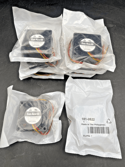 LOT OF 8 NEW SANYO DENKI SAN ACE 60 9G0624P4H001 AXIAL FAN - KLR Automation