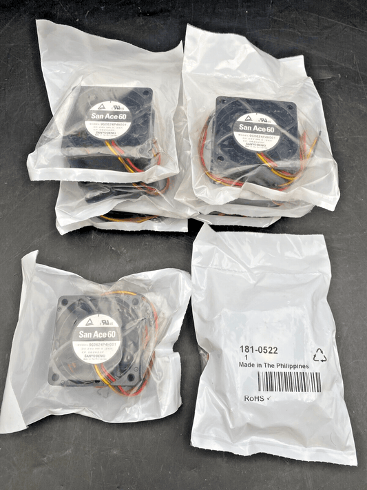 LOT OF 8 NEW SANYO DENKI SAN ACE 60 9G0624P4H001 AXIAL FAN - KLR Automation