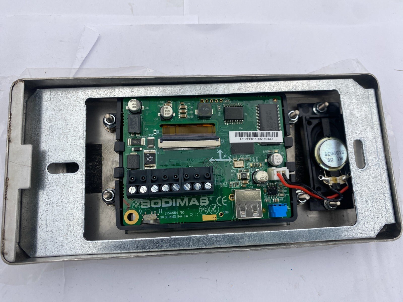 SODIMAS LCD DISPLAY COLOR SAF 3.5’’ ATV 37SO021EKAFF1 + BOX Elevator parts lift - KLR Automation
