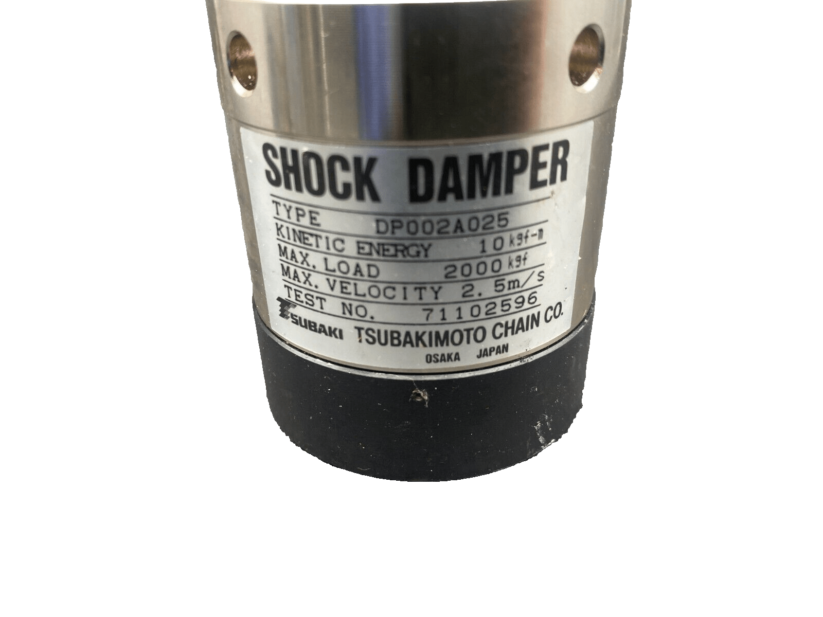 TSUBAKI DP002A025 - TE SHOCK DAMPER - KLR Automation