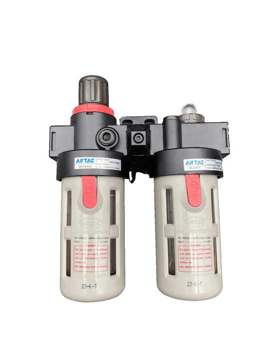 AIRTAC BFR2000 0.5 - 9.0 bar + BL2000 FILTRE - KLR Automation