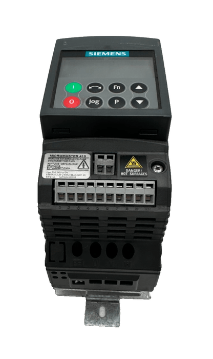 SIEMENS 6SE6410 - 2UB12 - 5AA0 MICROMASTER 410 VARIATEUR DE FREQUENCE - KLR Automation