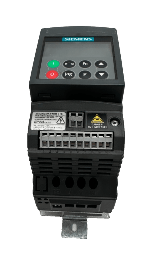SIEMENS 6SE6410 - 2UB12 - 5AA0 MICROMASTER 410 VARIATEUR DE FREQUENCE - KLR Automation
