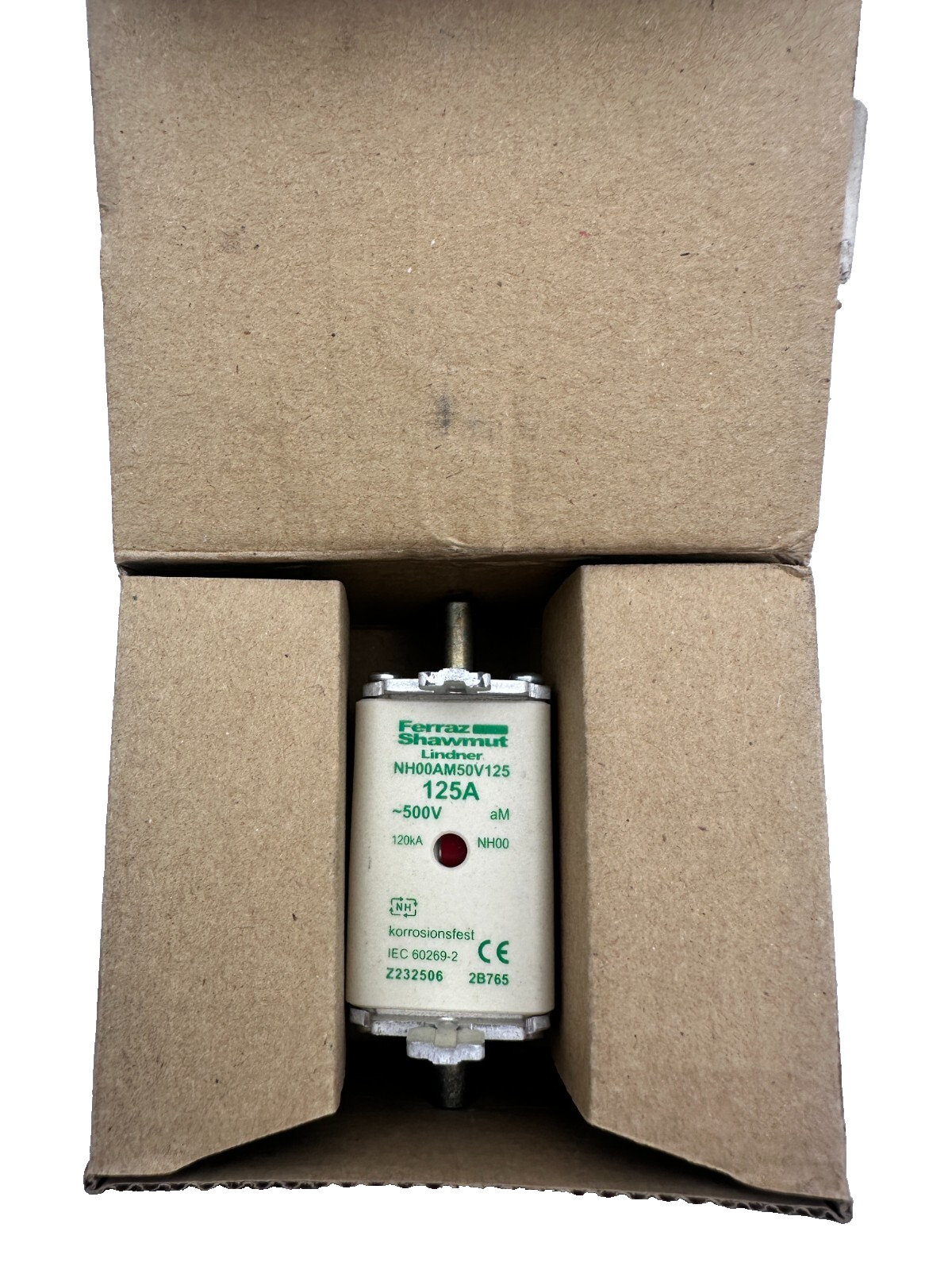 FERRAZ SHAWMUT NH00AM50V125 FUSIBLE x1pc