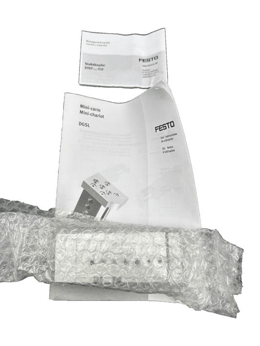FESTO 573705 DGSL - 8 - 30 - P1A - SA SERIE B802 MINI CHARIOT - KLR Automation