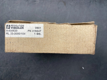 1pc x VISOLUX PEPPERL FUCHS 9.630520 PN419447 RL23 - 2000/104 10 - 30VDC - KLR Automation