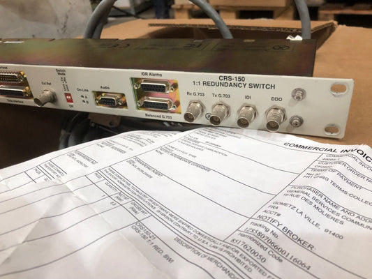 Comtech EF Data CRS - 150 Modem Redundancy Switch 1:1 With All cable and more .. - KLR Automation