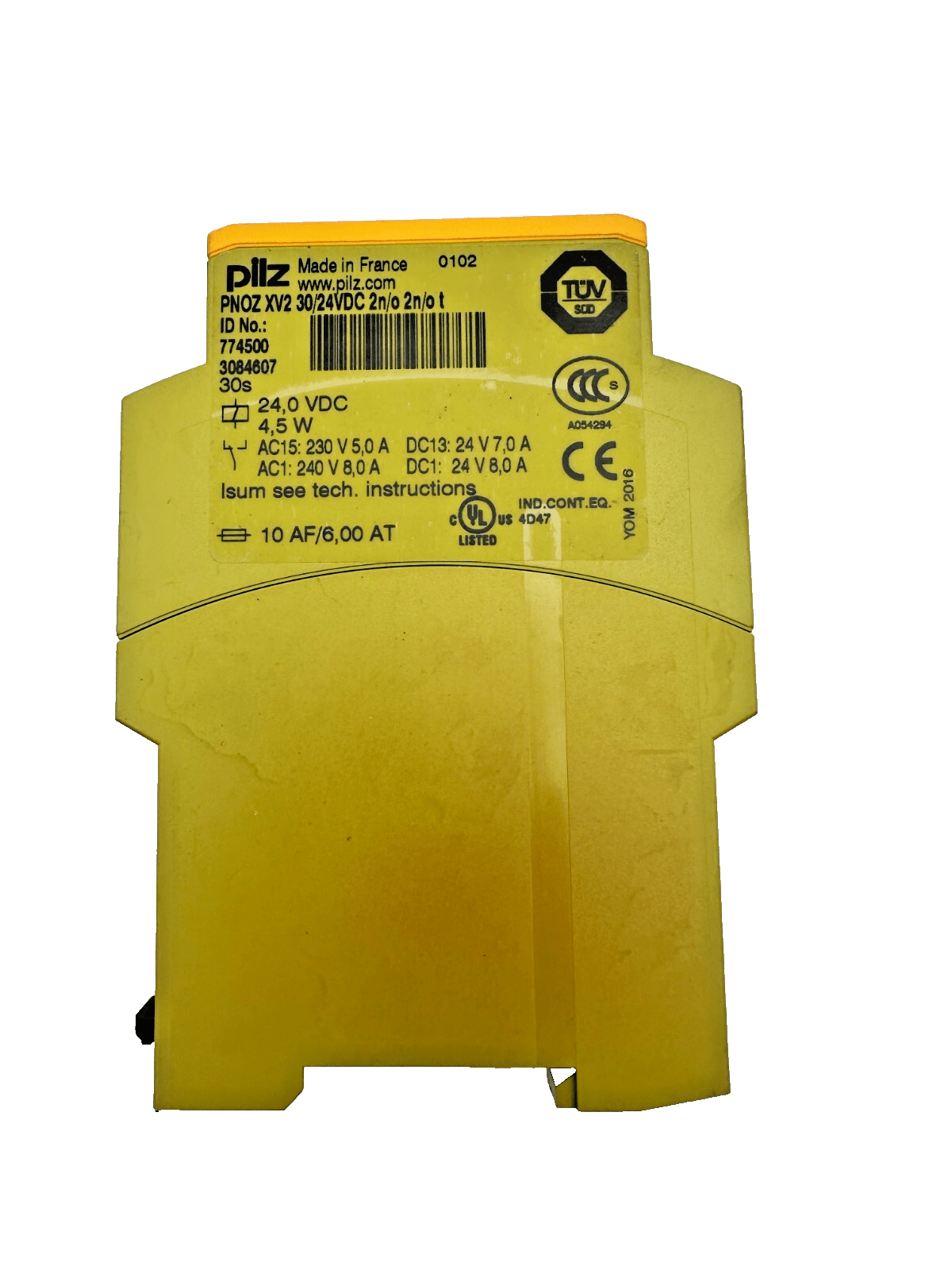 PILZ 774500 PNOZ XV2 30/24VDC 2N/0 2N/O T - KLR Automation