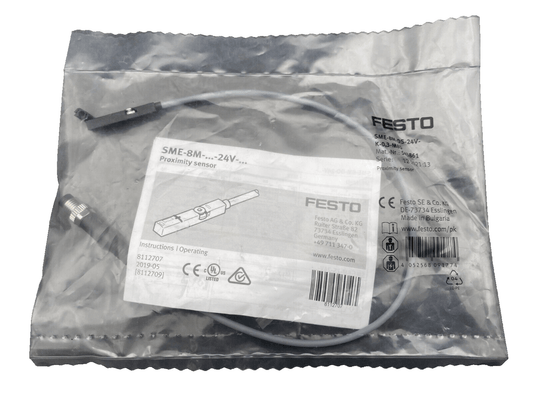 FESTO 543861 SME - 8M - DS - 24V PROXIMITY SENSOR x2pc - KLR Automation