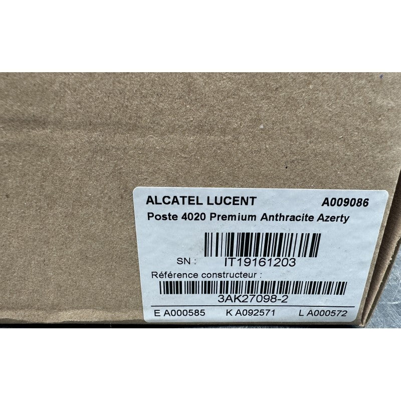 ALCATEL-LUCENT 4020 3AK27098-2 PREMIUM ANTHRACITE AZERTY