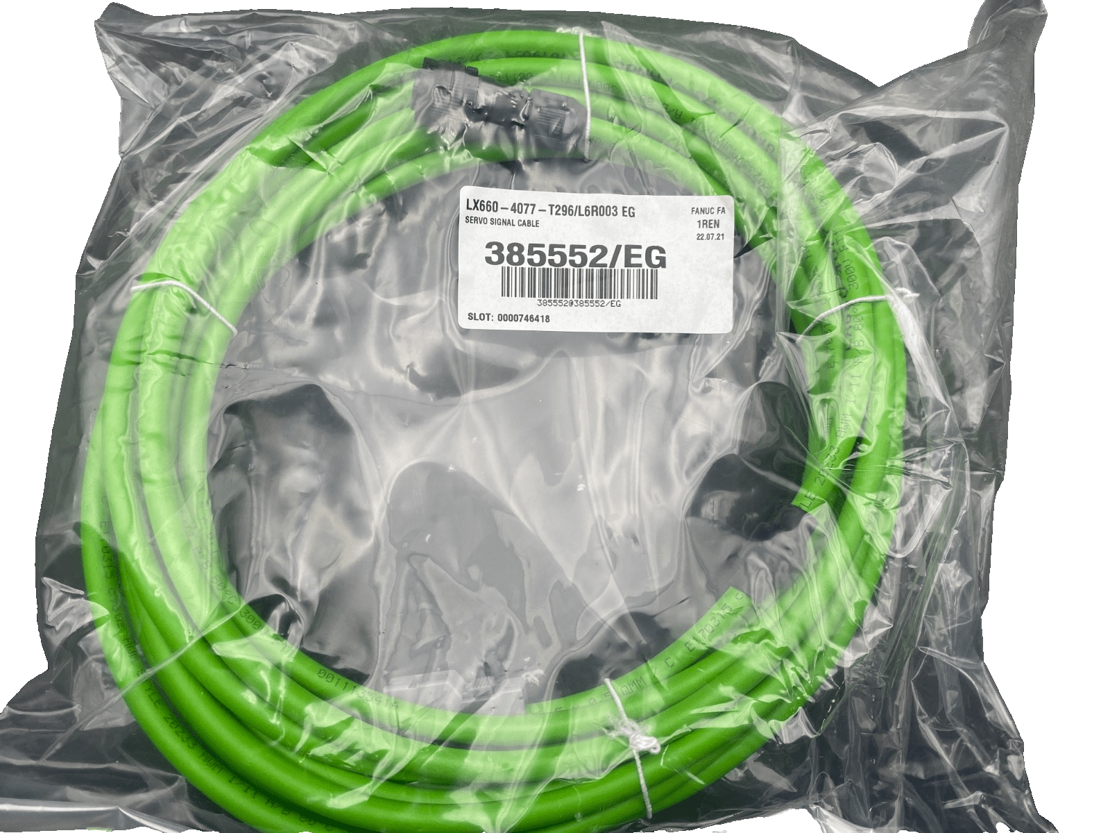 FANUC LX660 - 4077 - T296/L6R003 EG SERVO SIGNAL CABLE x1pc - KLR Automation
