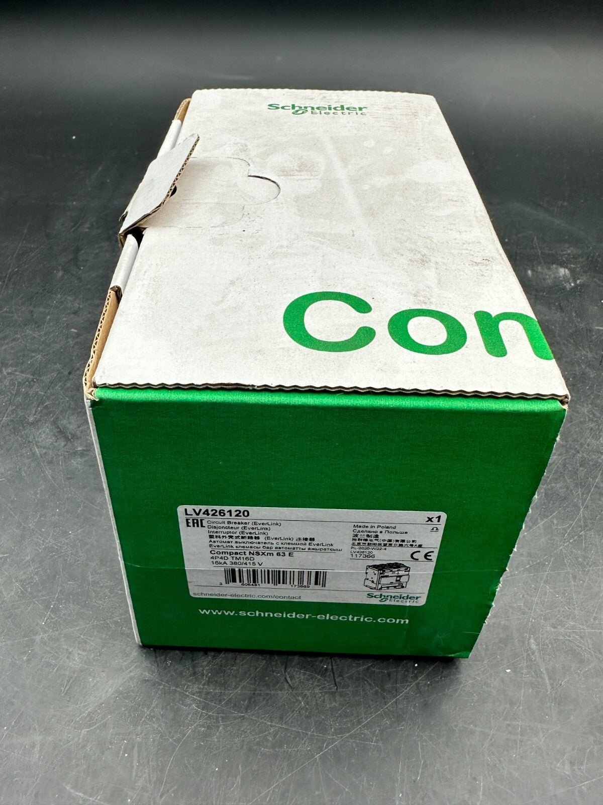 Schneider Electric Compact NSXm Circuit Breaker LV426120