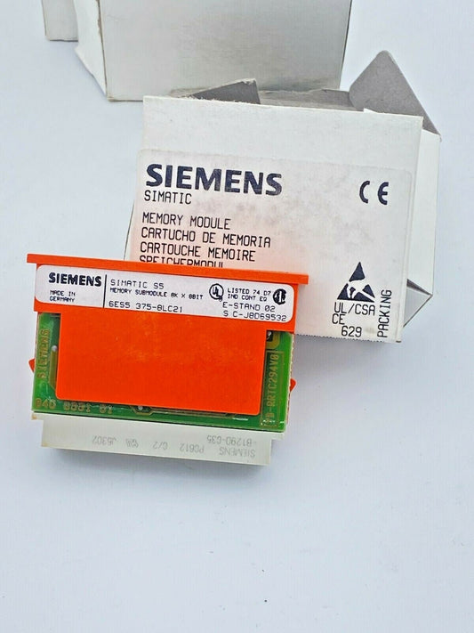 4pc x Simatic EEPROM 8K 8BIT 6ES5 375 - 8LC21 Module De Mémoire NEUF Siemens PLC - KLR Automation