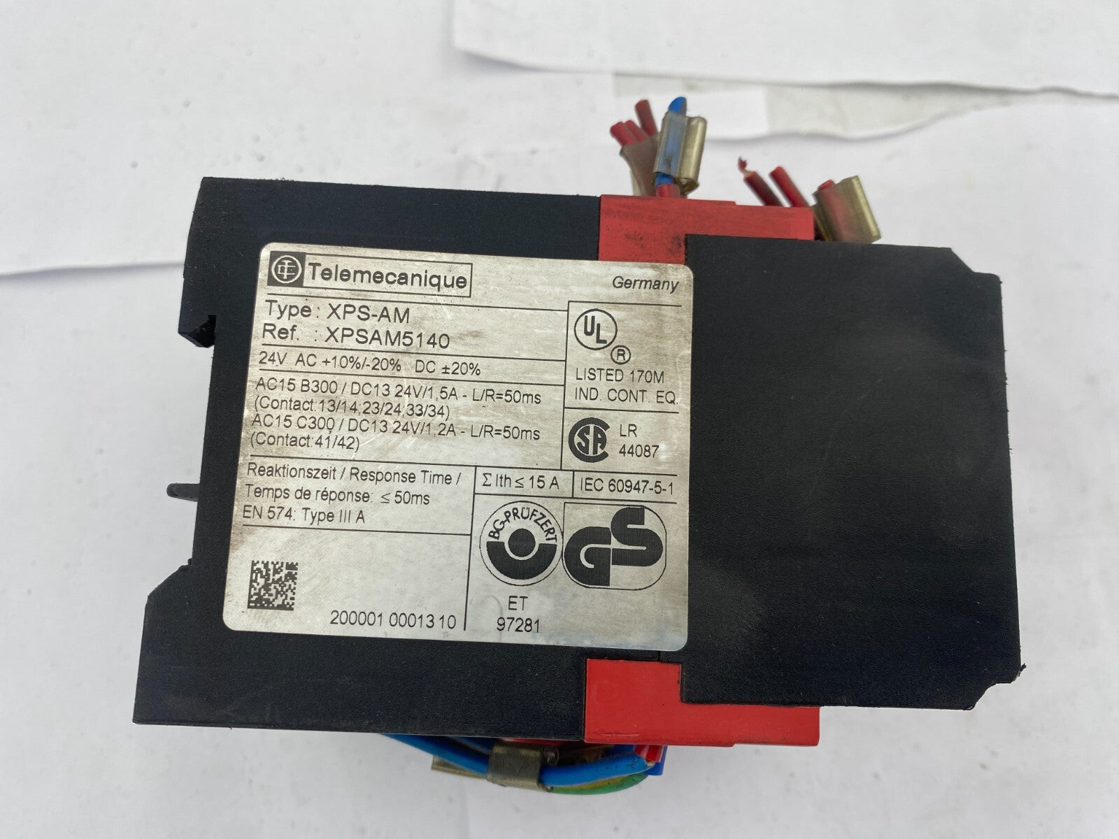 1pc x TELEMECANIQUE XPS - AM PREVENTA XPSAM5140 SAFETY MODULE - KLR Automation