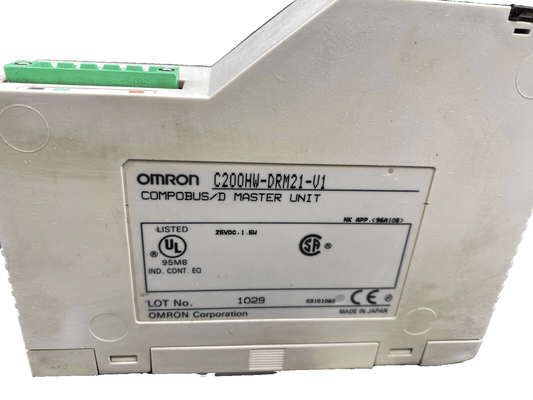 OMRON C200HW - DRM21 - V1 + C200HG - CPU43 - E + PA204S + C200HW - BC051 - KLR Automation