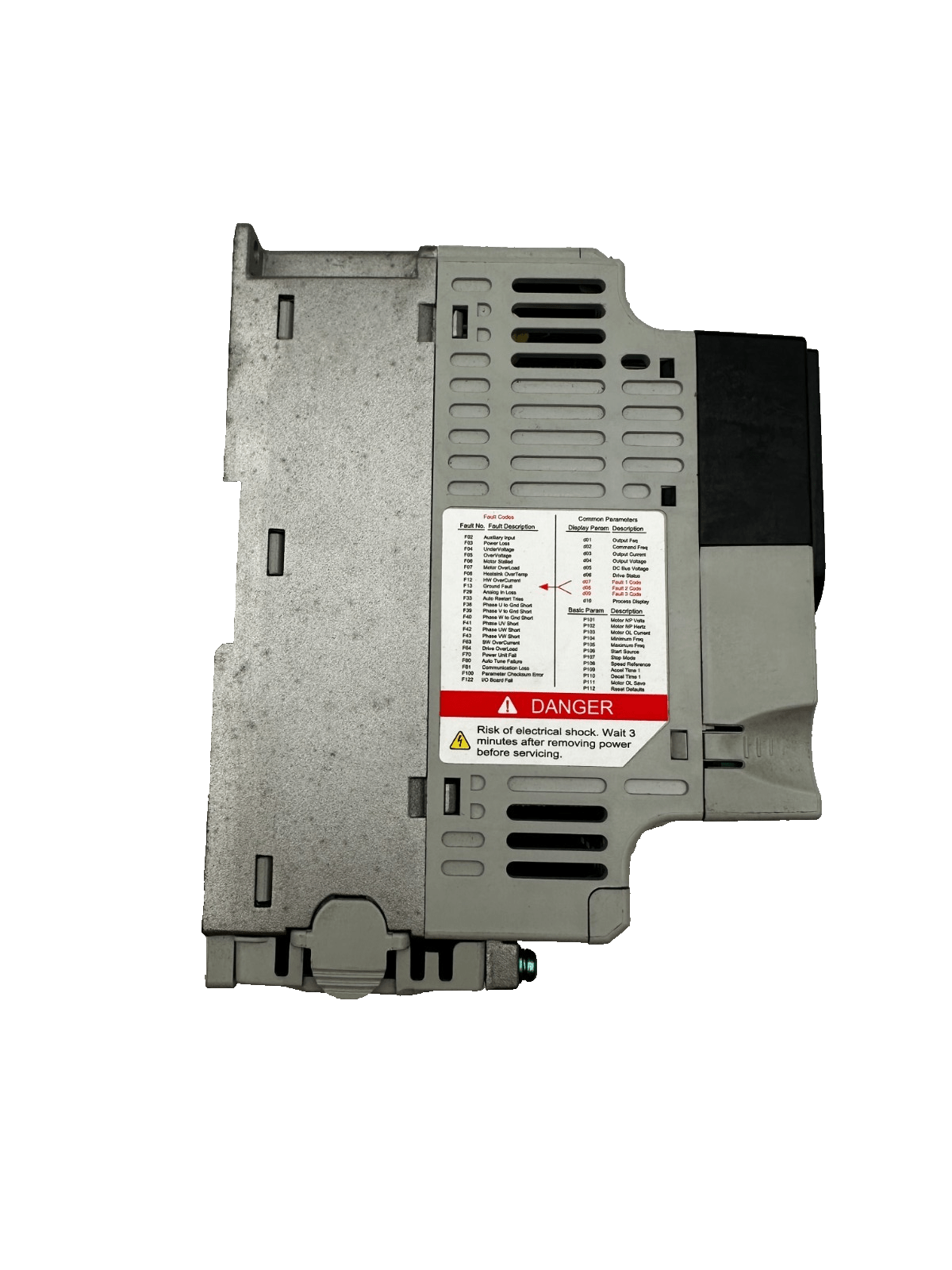 ALLEN - BRADLEY POWERFLEX 4M 22F - A4P2N103 SERIES A 0.75kW 1HP 200 - 240V - KLR Automation